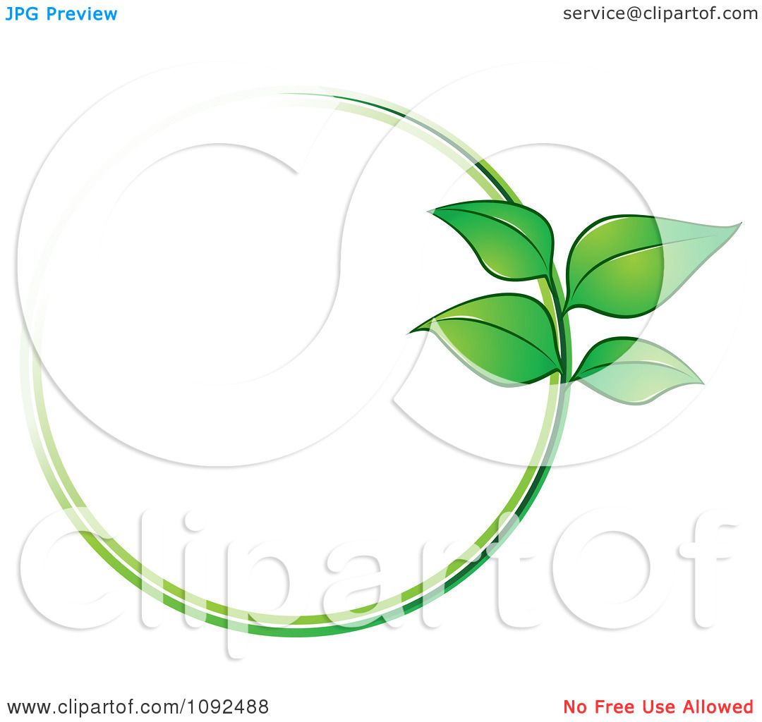 leaf circle clip art - photo #37