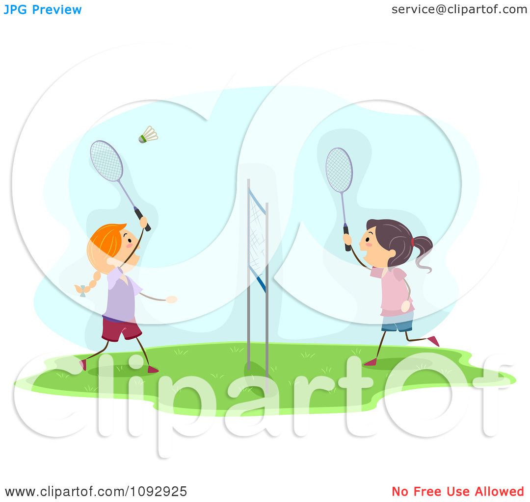 play badminton clipart - photo #35