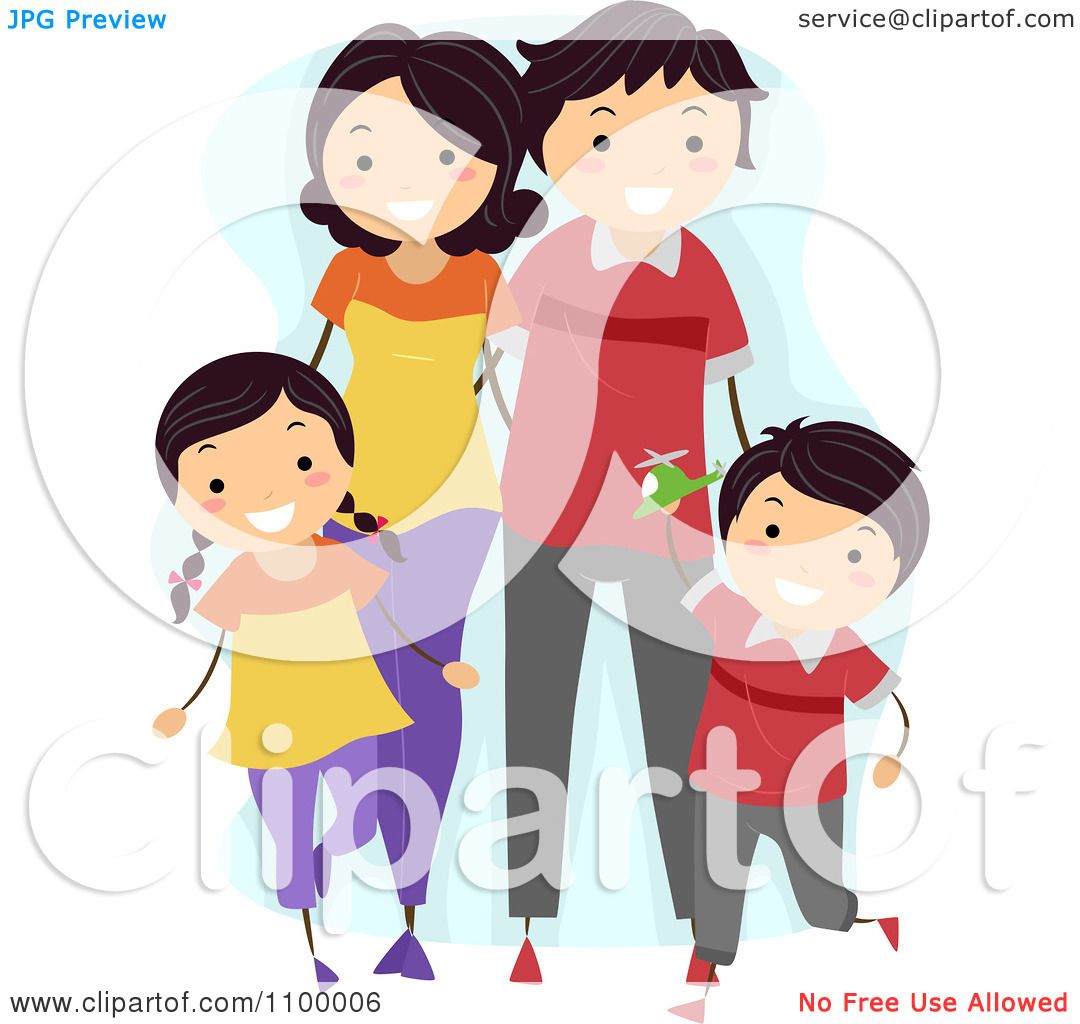 free clipart of family walking - photo #16
