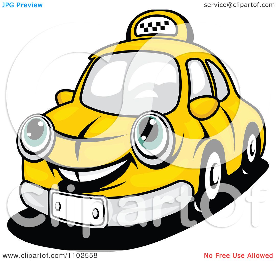 yellow taxi clipart - photo #35