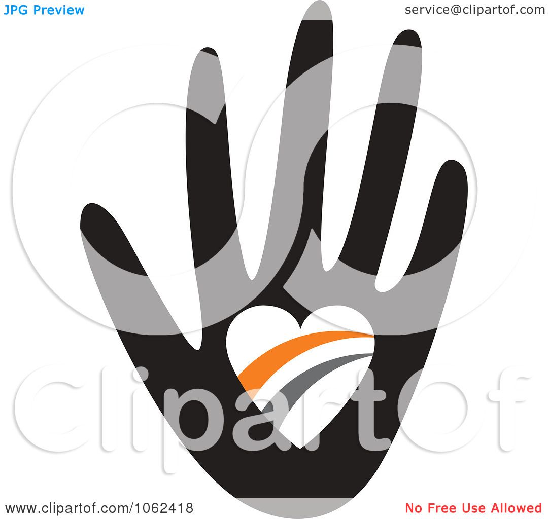 free clipart heart in hand - photo #29