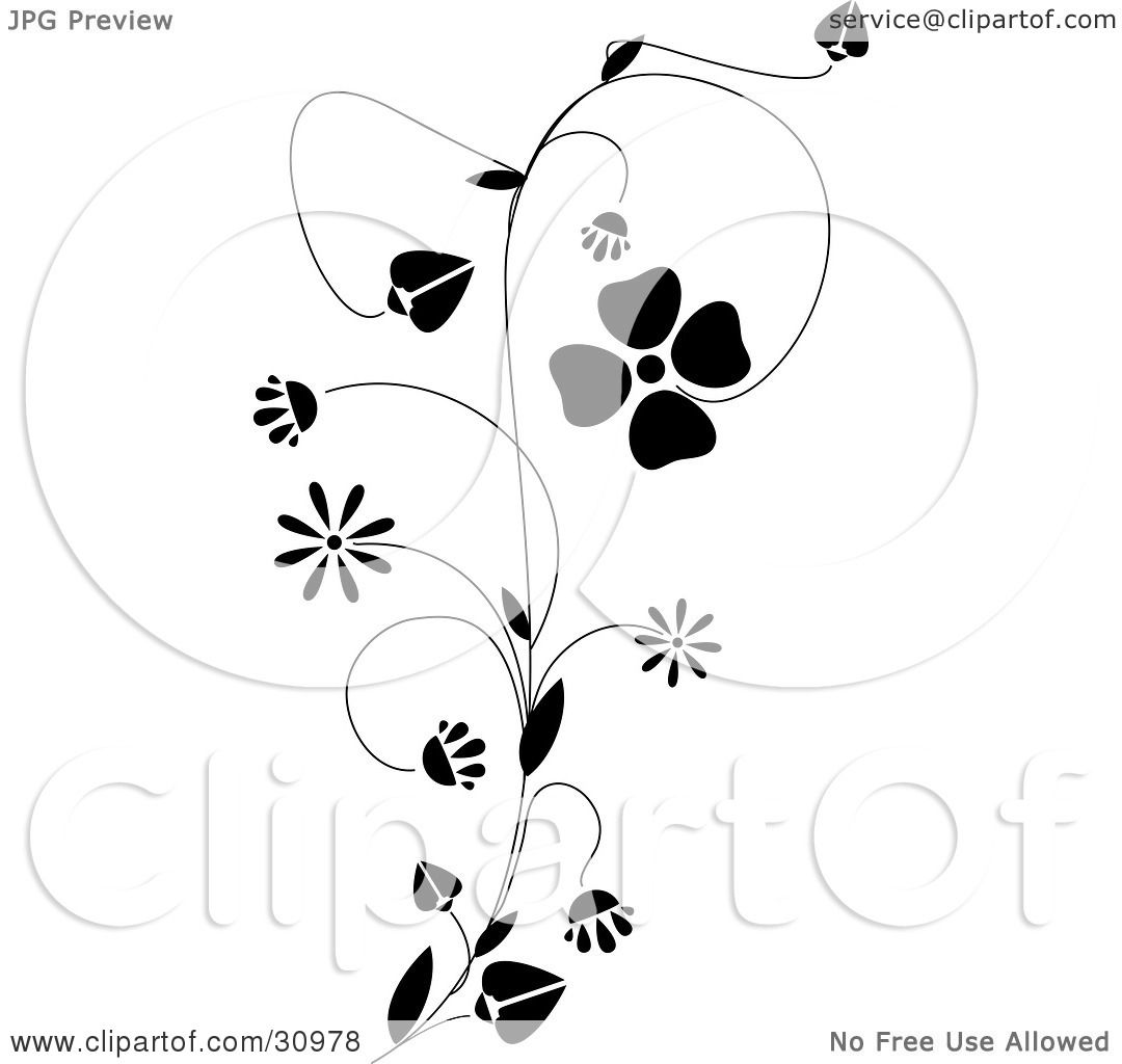 clipart delicate flowers - photo #27