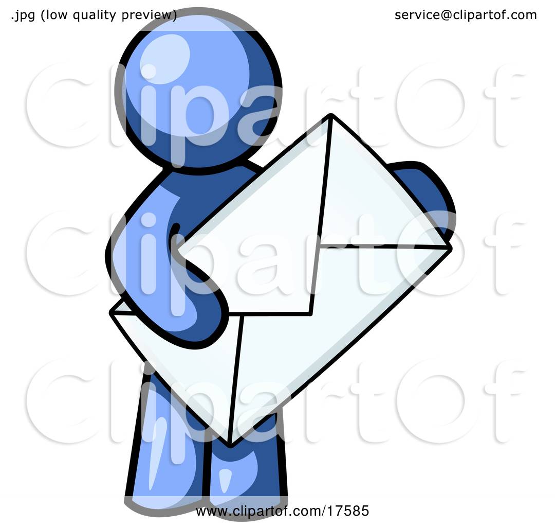 email clipart blue - photo #41
