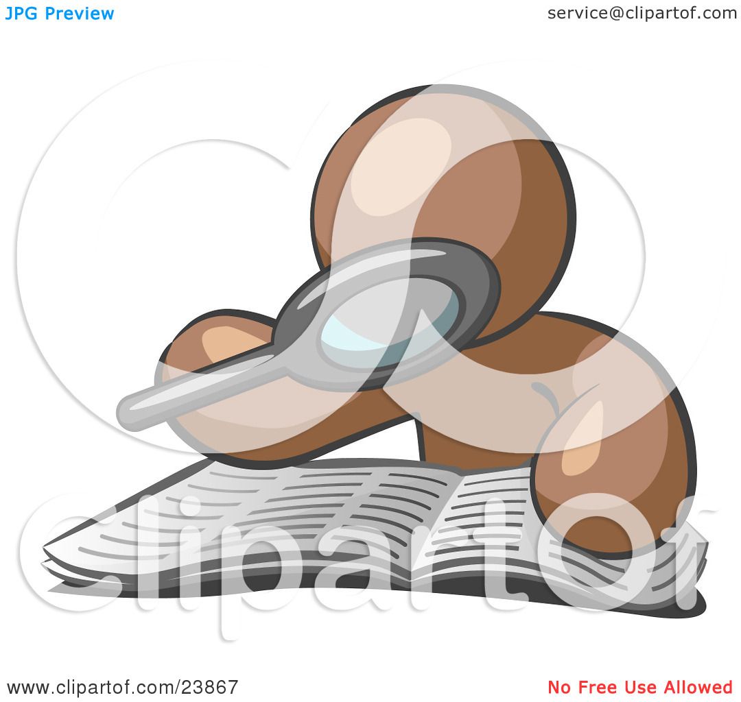 clipart man with magnifying glass - photo #16