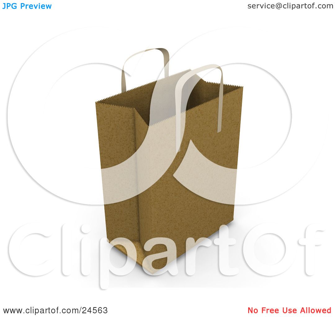 brown paper bag clipart - photo #49