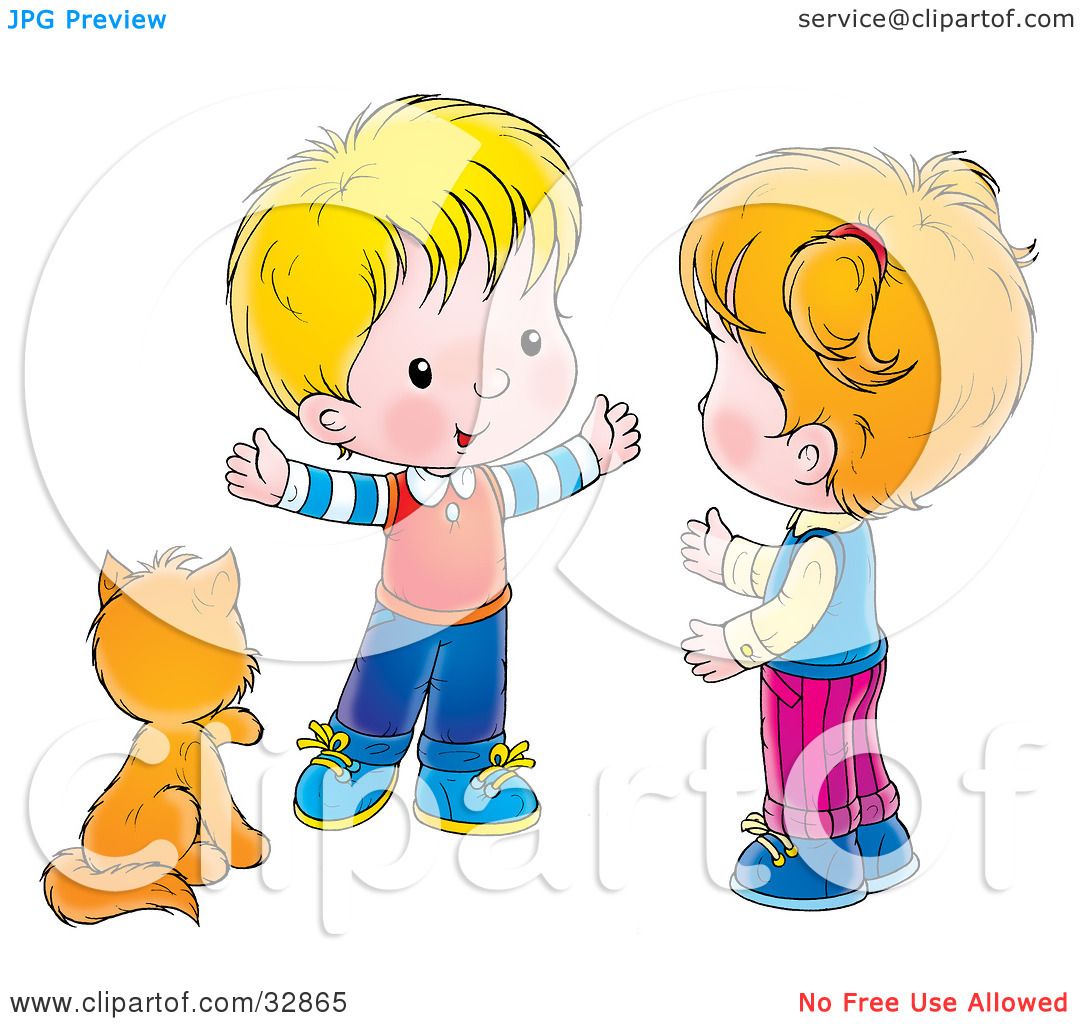 clipart boy and girl talking - photo #26
