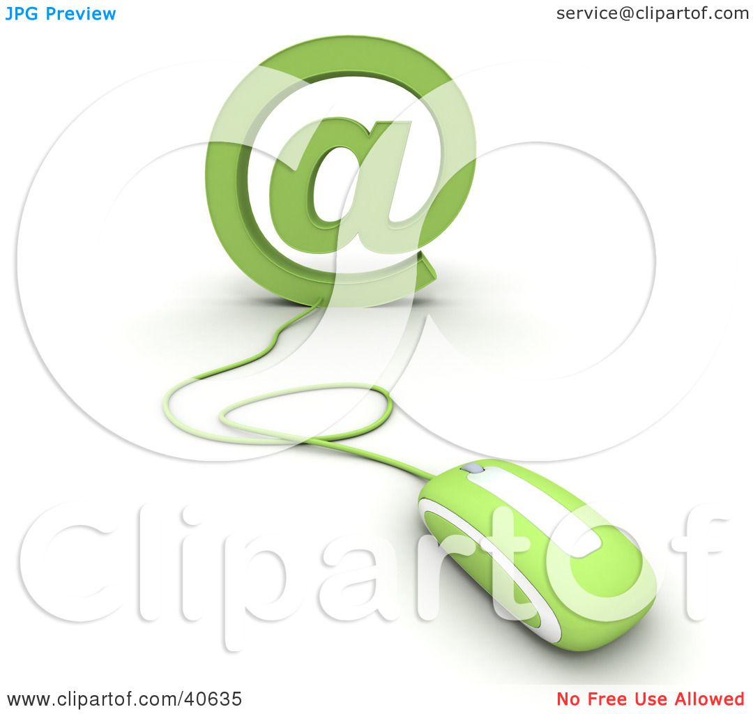 green mouse clip art - photo #48