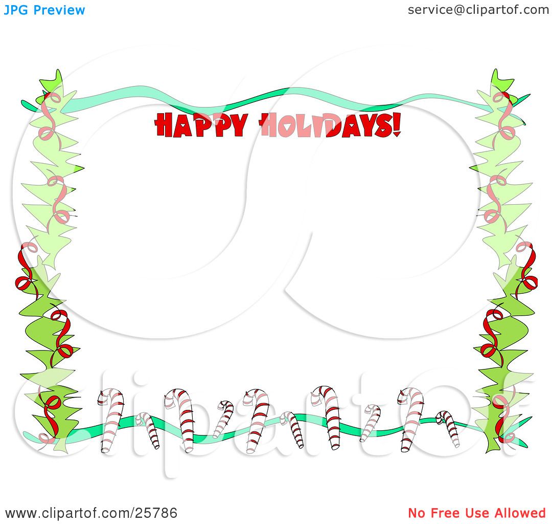 clip art happy holidays ribbon - photo #15