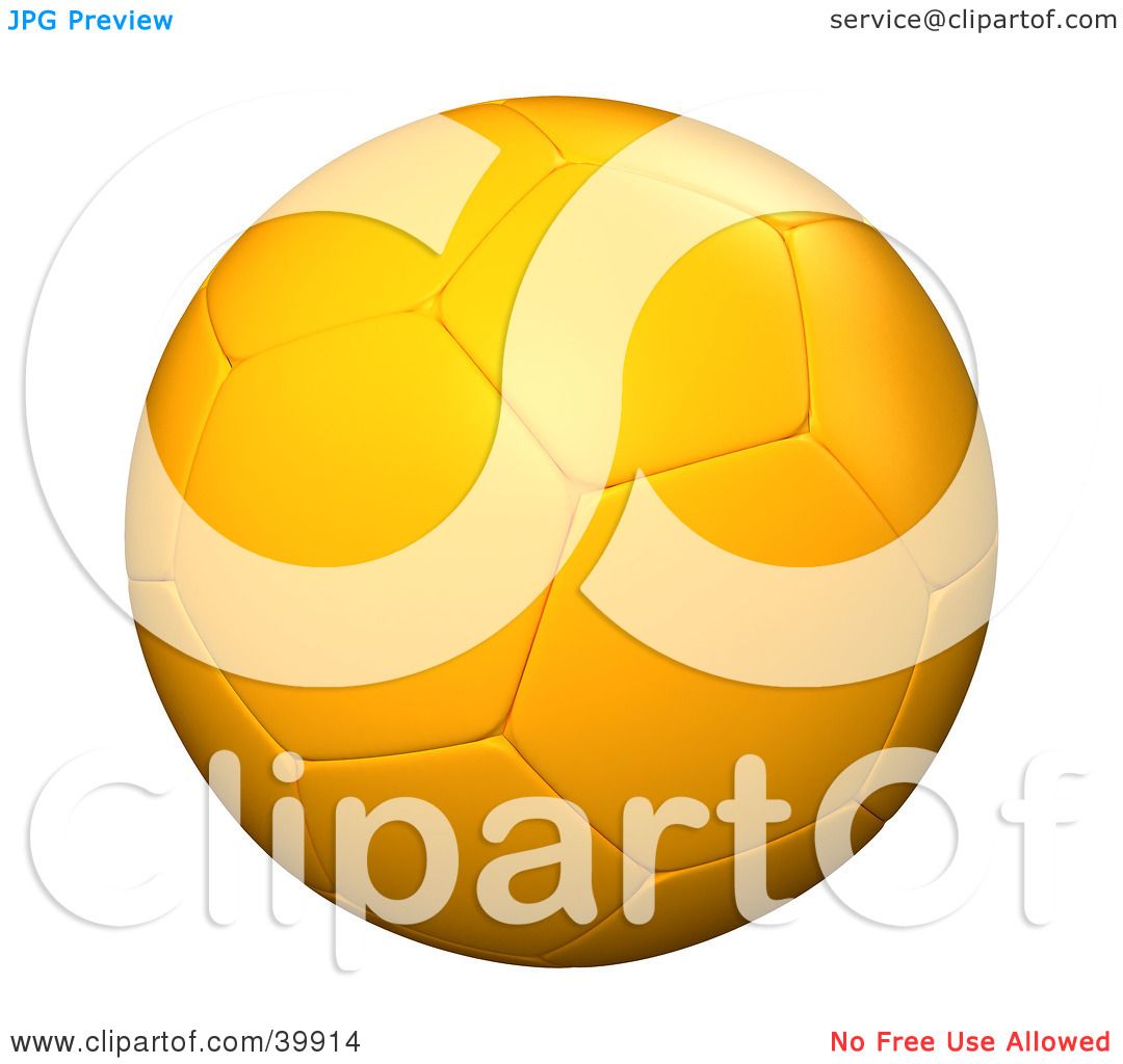  - Clipart-Illustration-Of-A-Hovering-Yellow-Soccer-Ball-102439914
