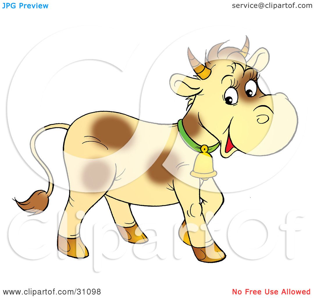 yellow cow clipart - photo #2