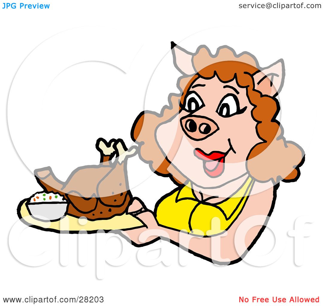 clipart chicken cooked - photo #45