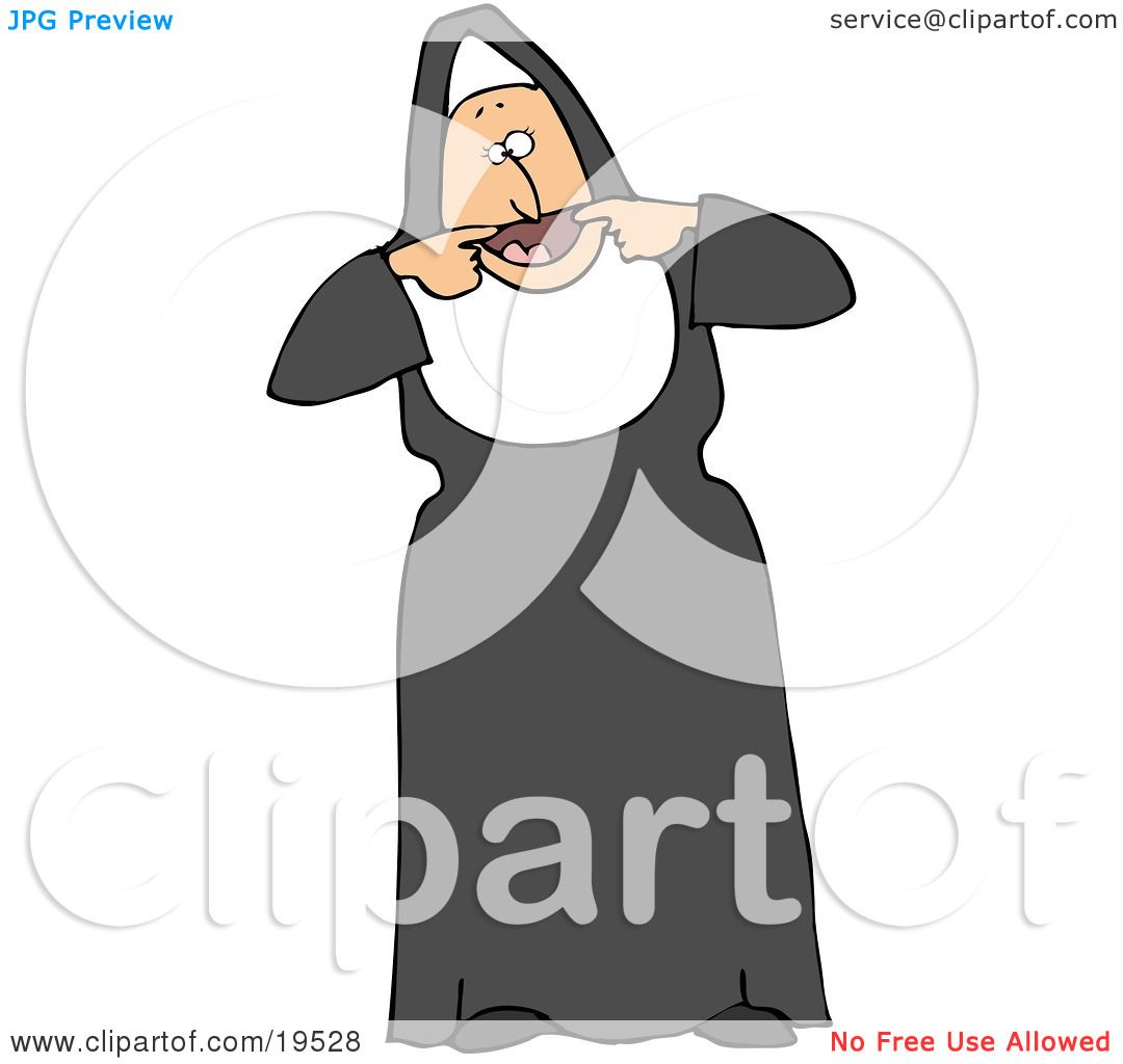 funny nun clipart - photo #14