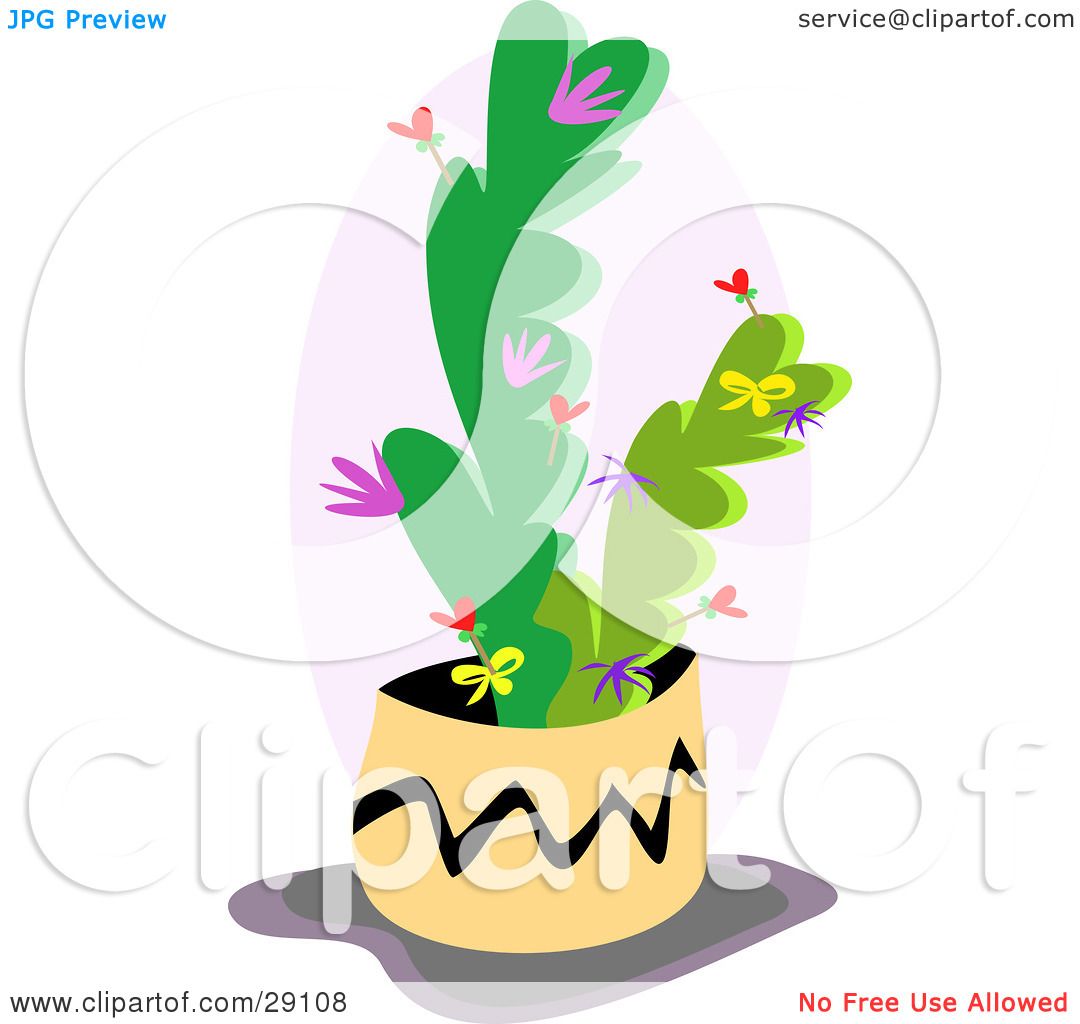 cactus flower clipart