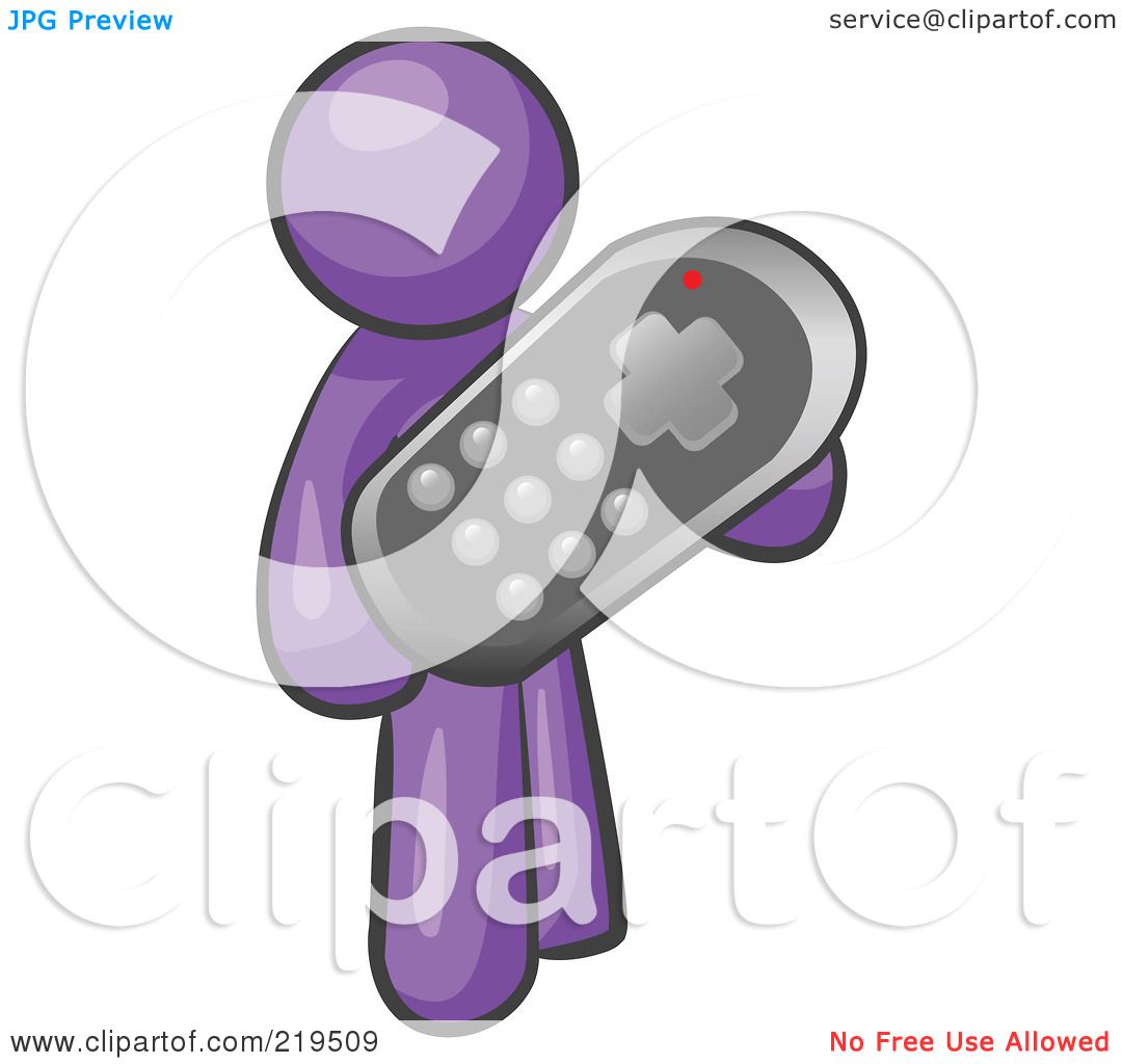 clipart man with remote control - photo #10