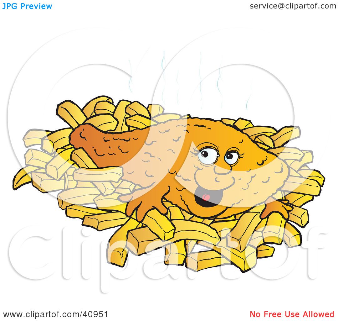 clipart of fish and chips - photo #40