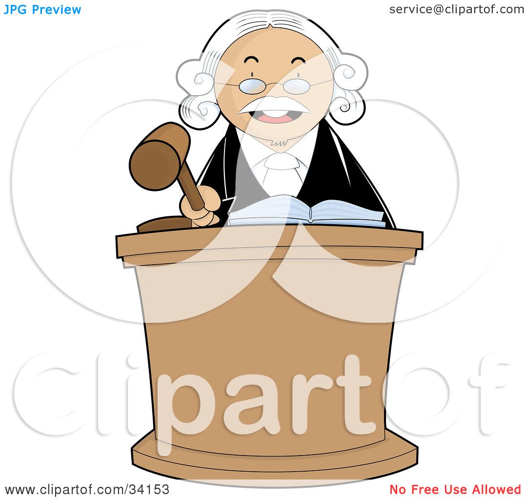 judge wig clipart - photo #49