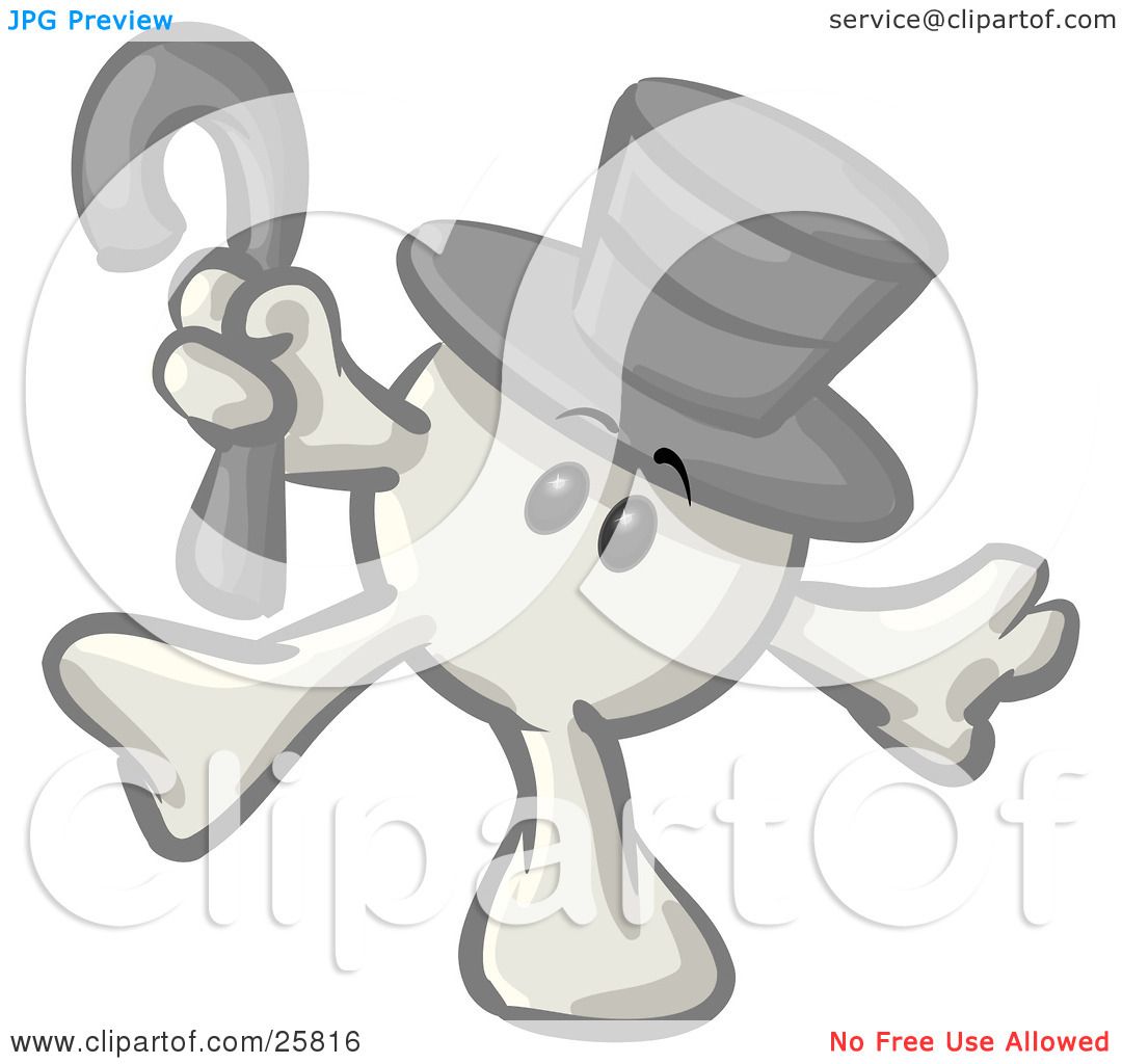 free clipart top hat and cane - photo #41