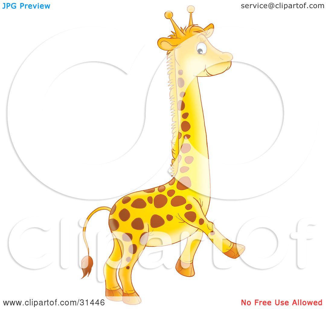 yellow giraffe clipart - photo #48