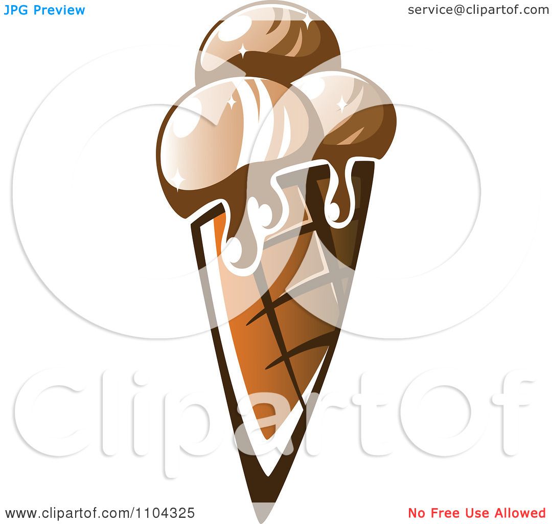 melting ice cream cone clipart - photo #31