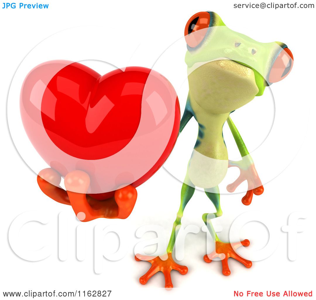 valentine frog clipart - photo #24