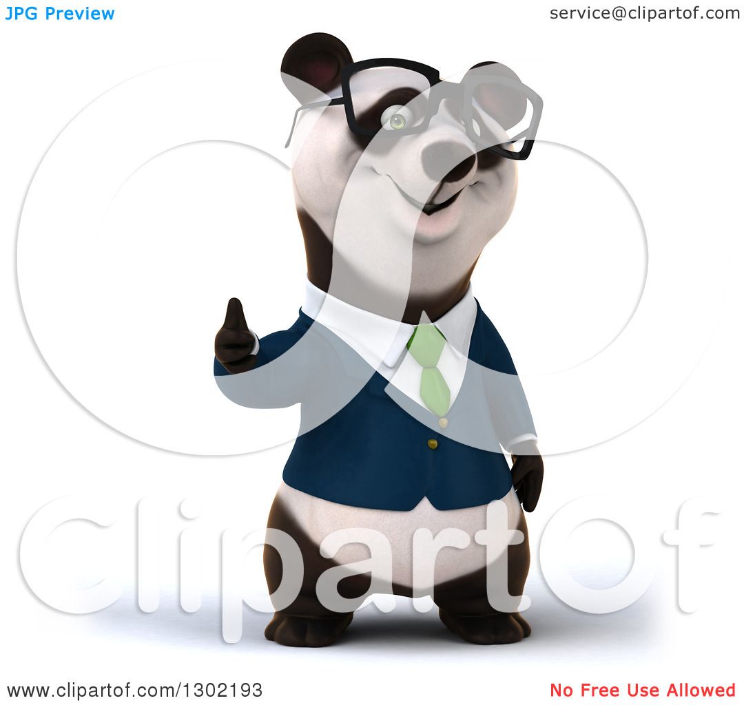 clipart panda thumbs up - photo #25