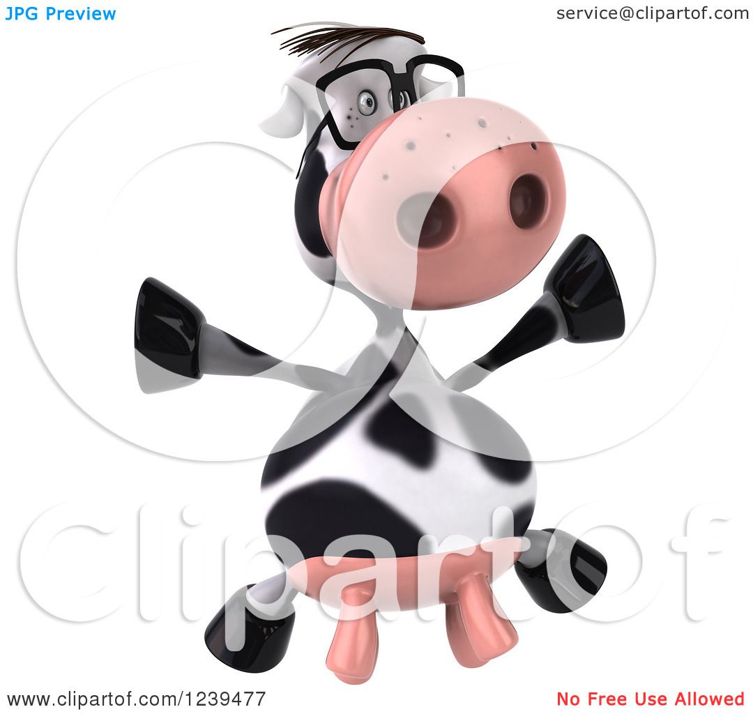 cow jumping clipart - photo #29