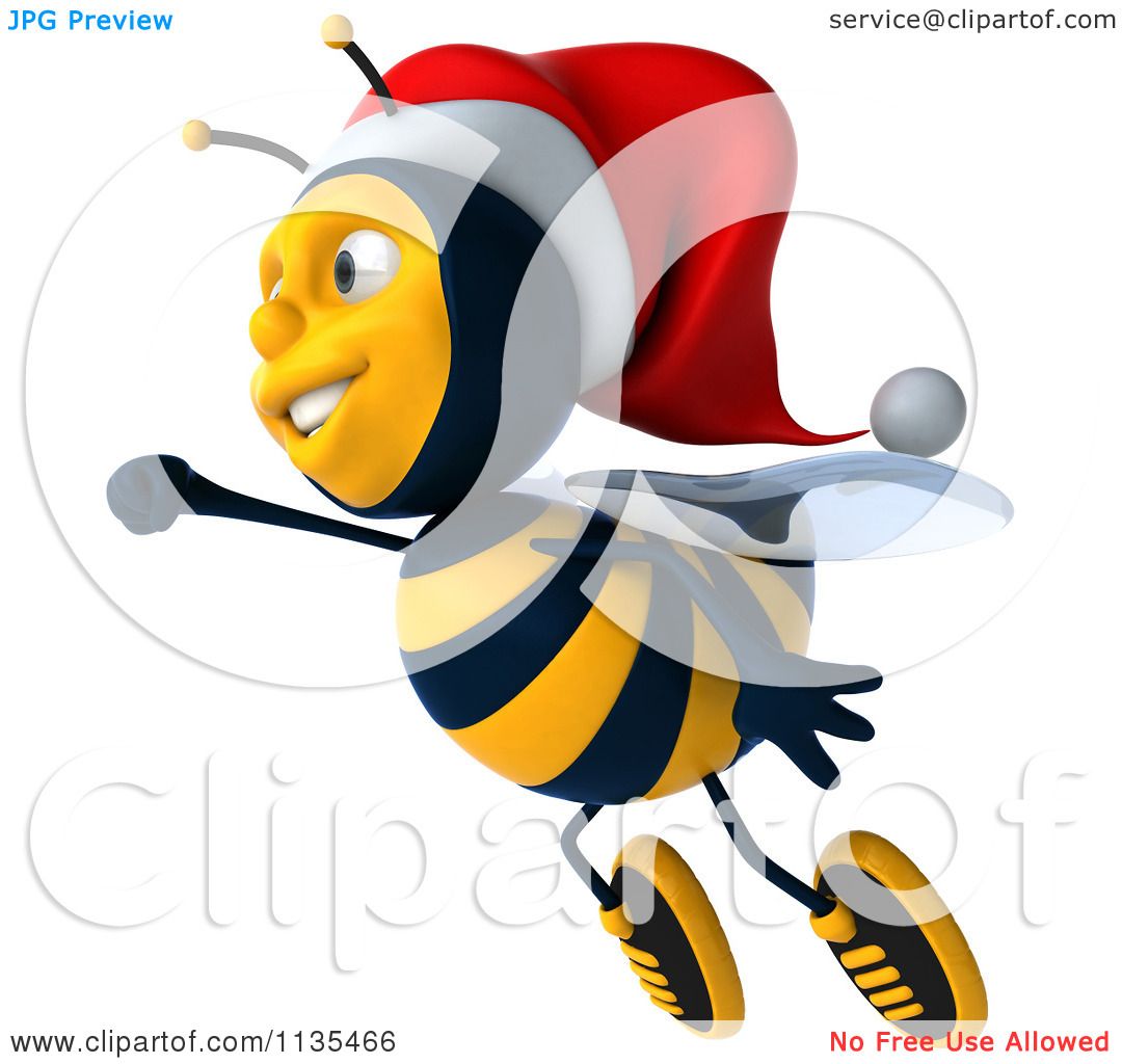 christmas bee clipart - photo #48