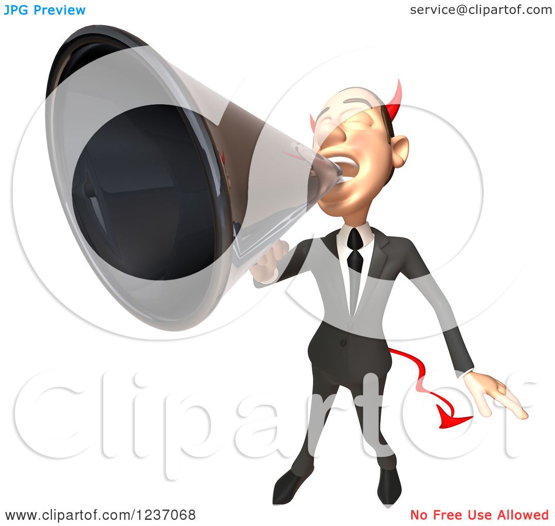 clipart man with megaphone - photo #48