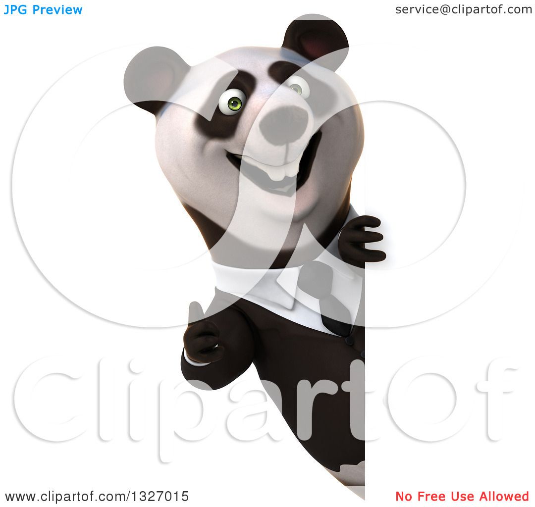 clipart panda thumbs up - photo #47
