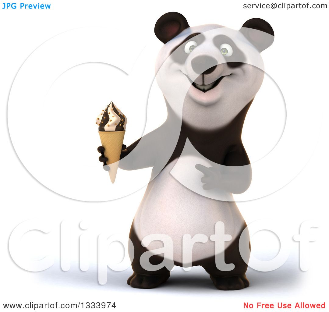 clipart panda ice cream - photo #44