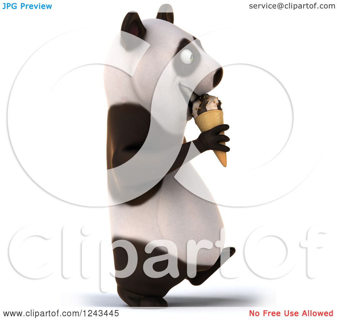 clipart panda ice cream - photo #20