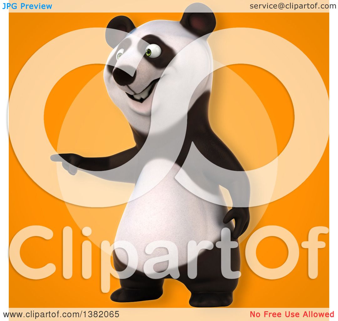 clipart panda orange - photo #34