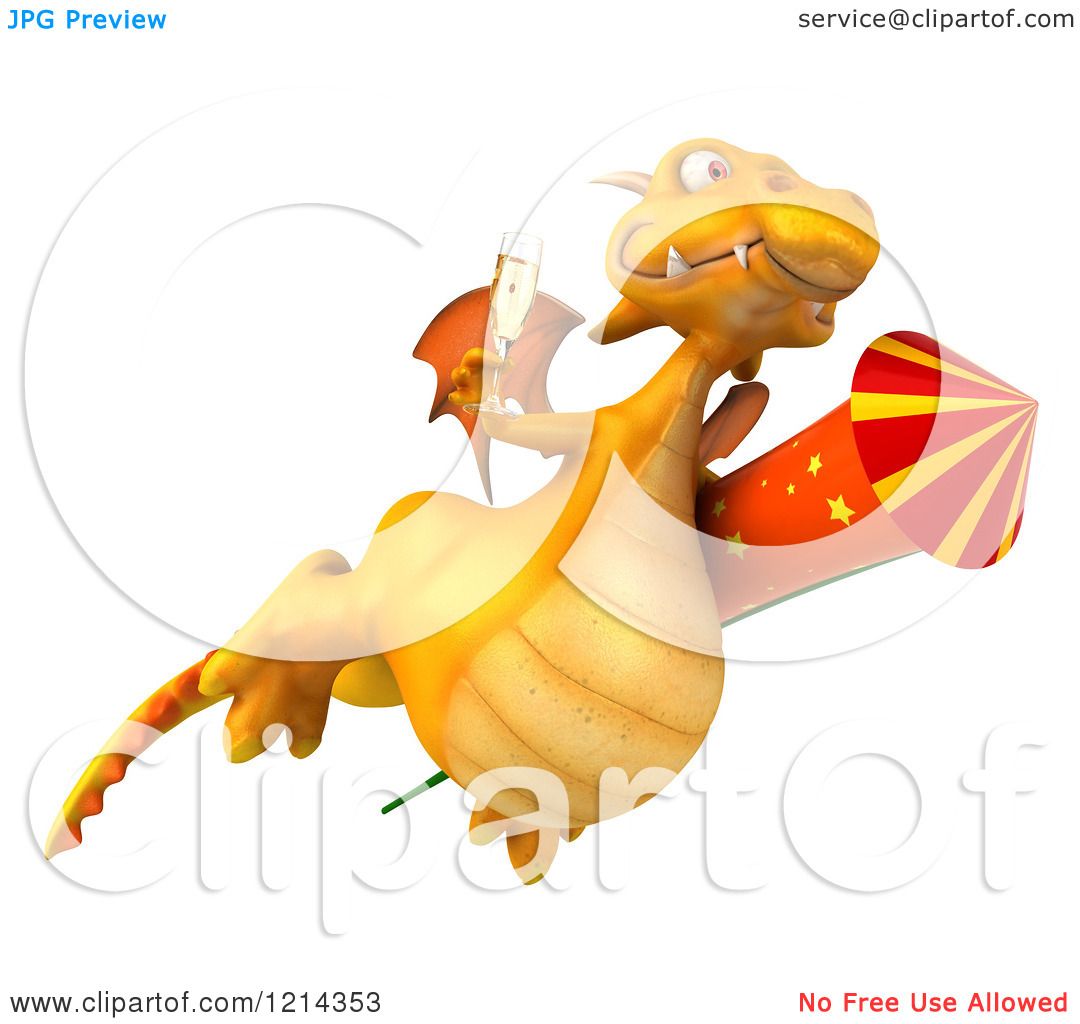yellow dragon clipart - photo #25