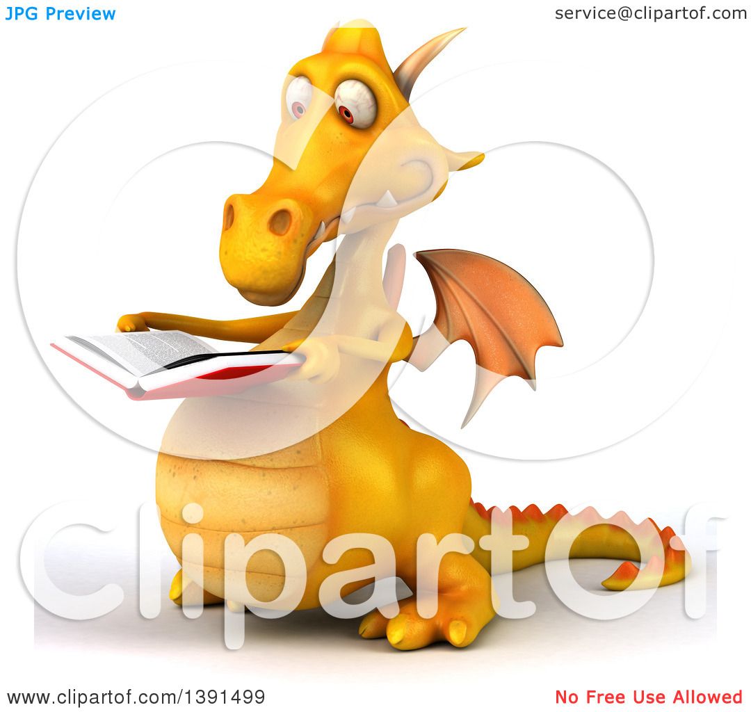 yellow dragon clipart - photo #47