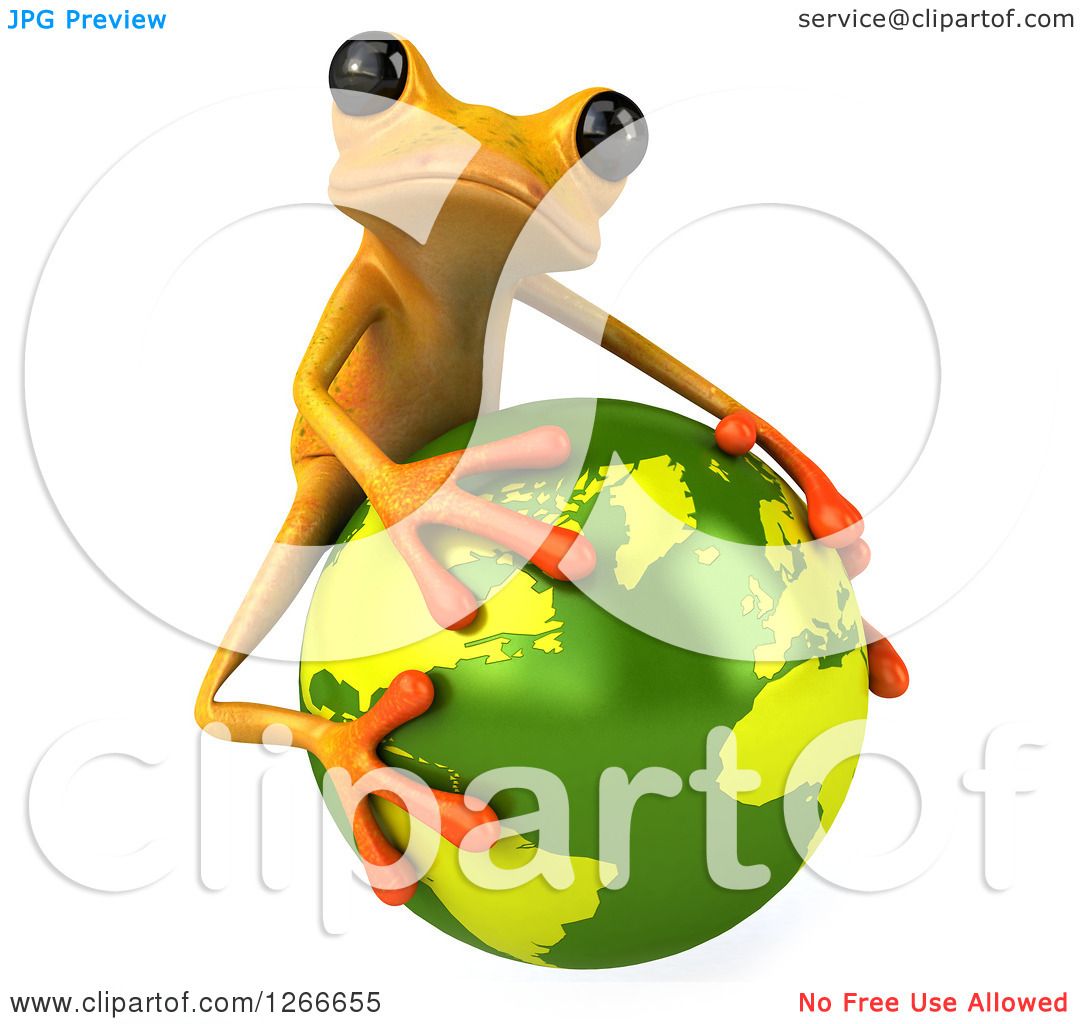 yellow frog clipart - photo #33