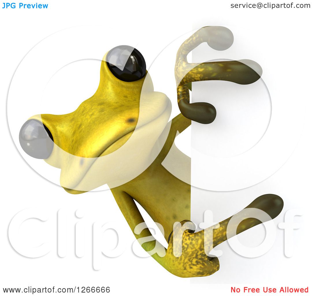 yellow frog clipart - photo #48