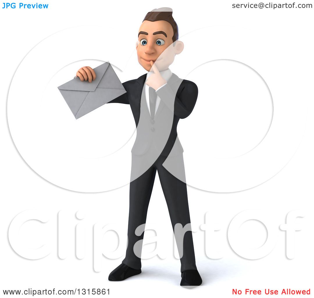 clipart of businessman thinking - photo #47