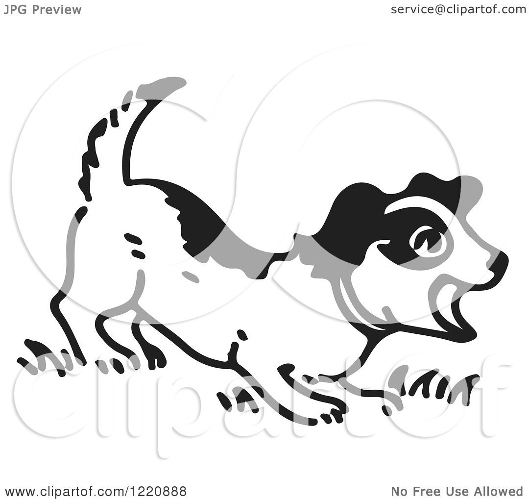 clipart of a dog barking - photo #48