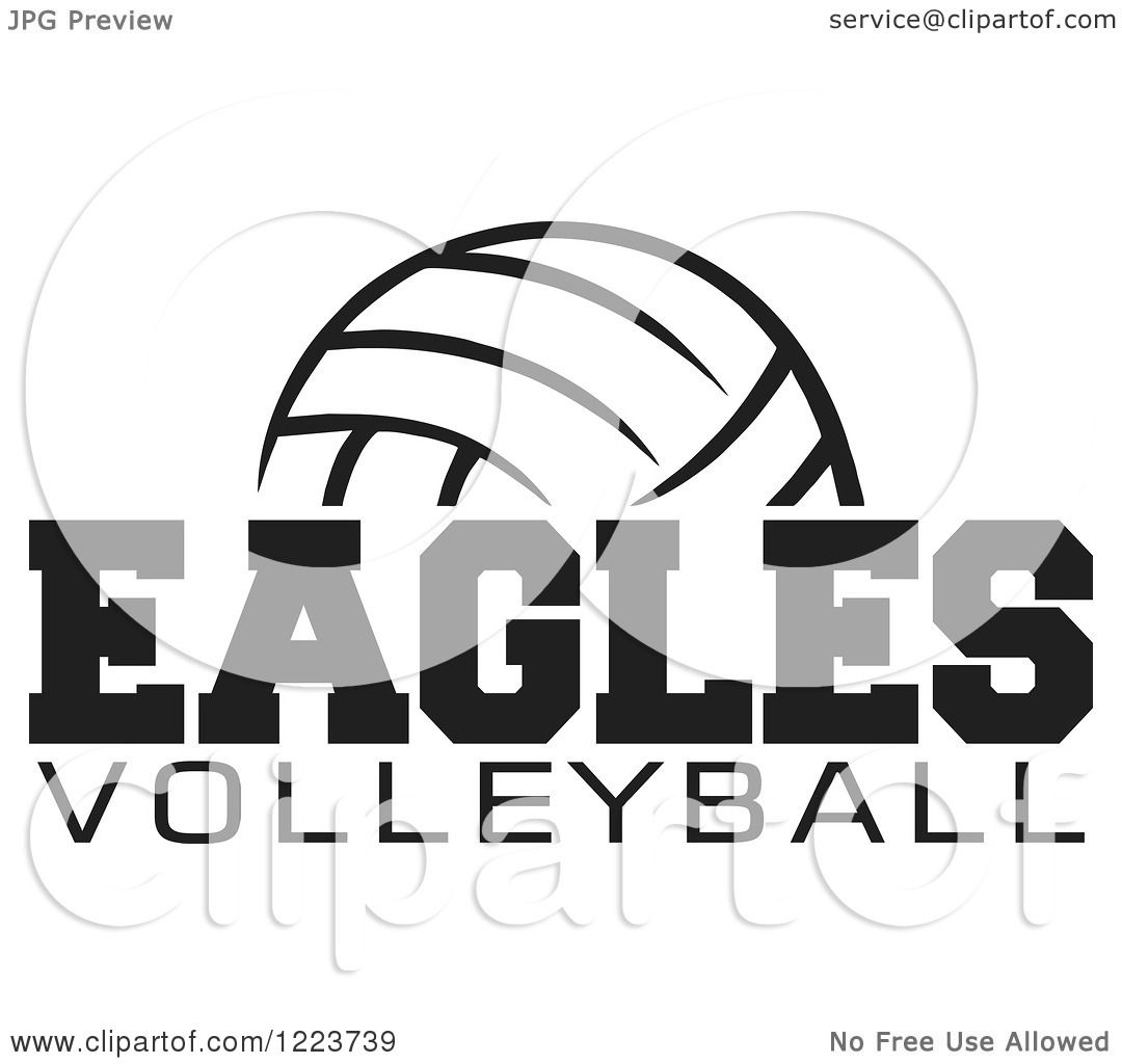 eagle volleyball clipart - photo #11