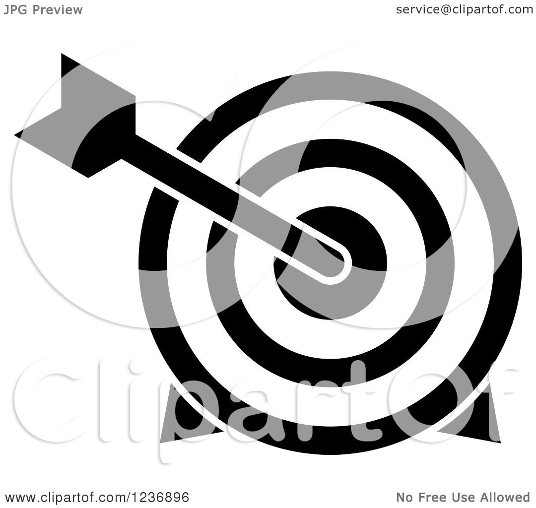 target clipart black and white - photo #41