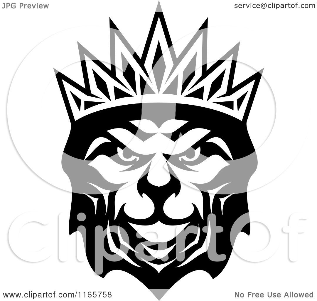 lion with crown clipart - photo #35