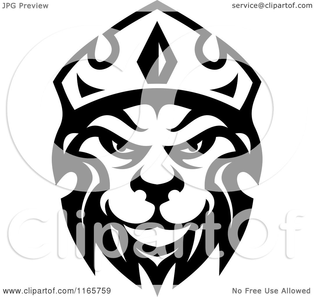 lion with crown clipart - photo #37