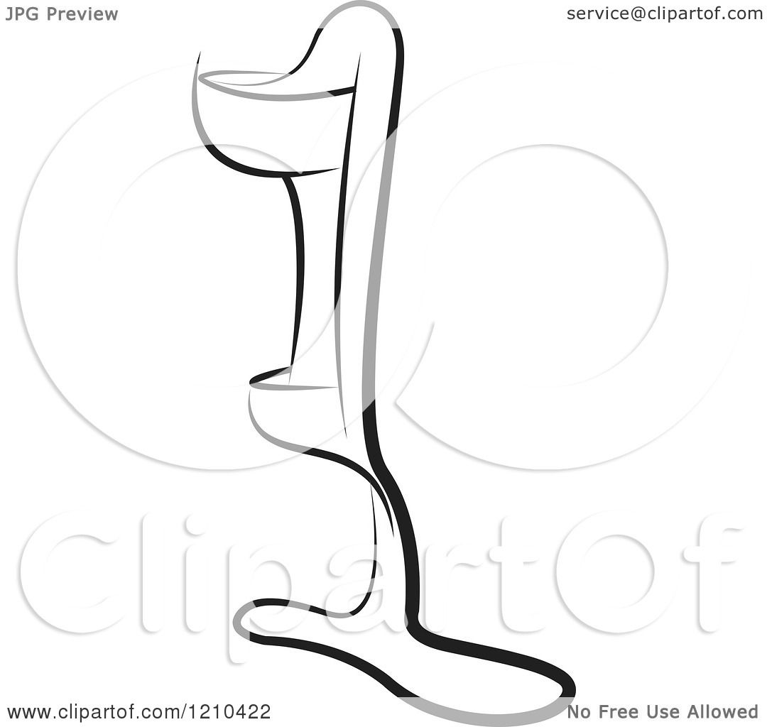 leg clip art black and white - photo #31