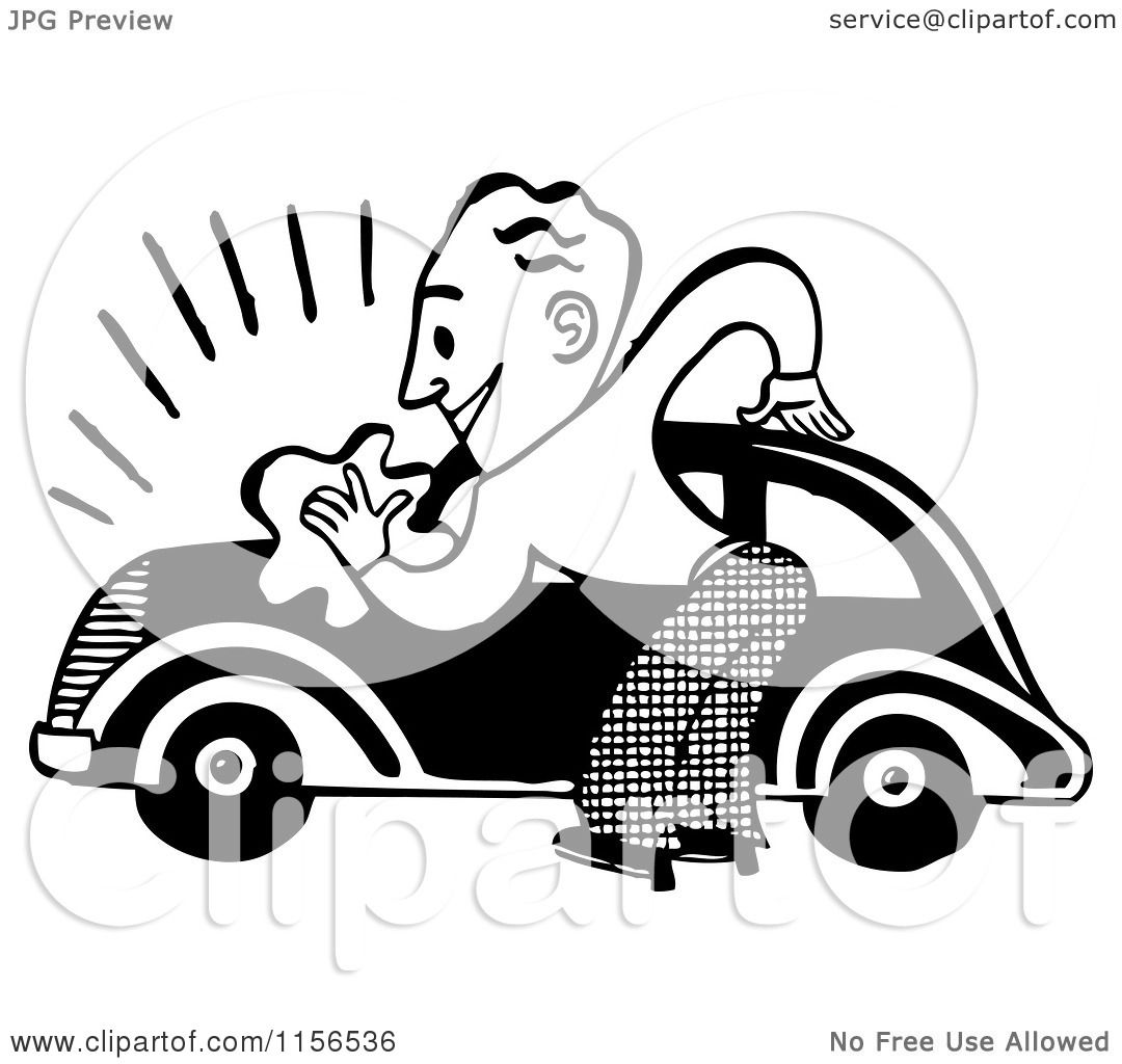 free car wash clipart black and white - photo #42