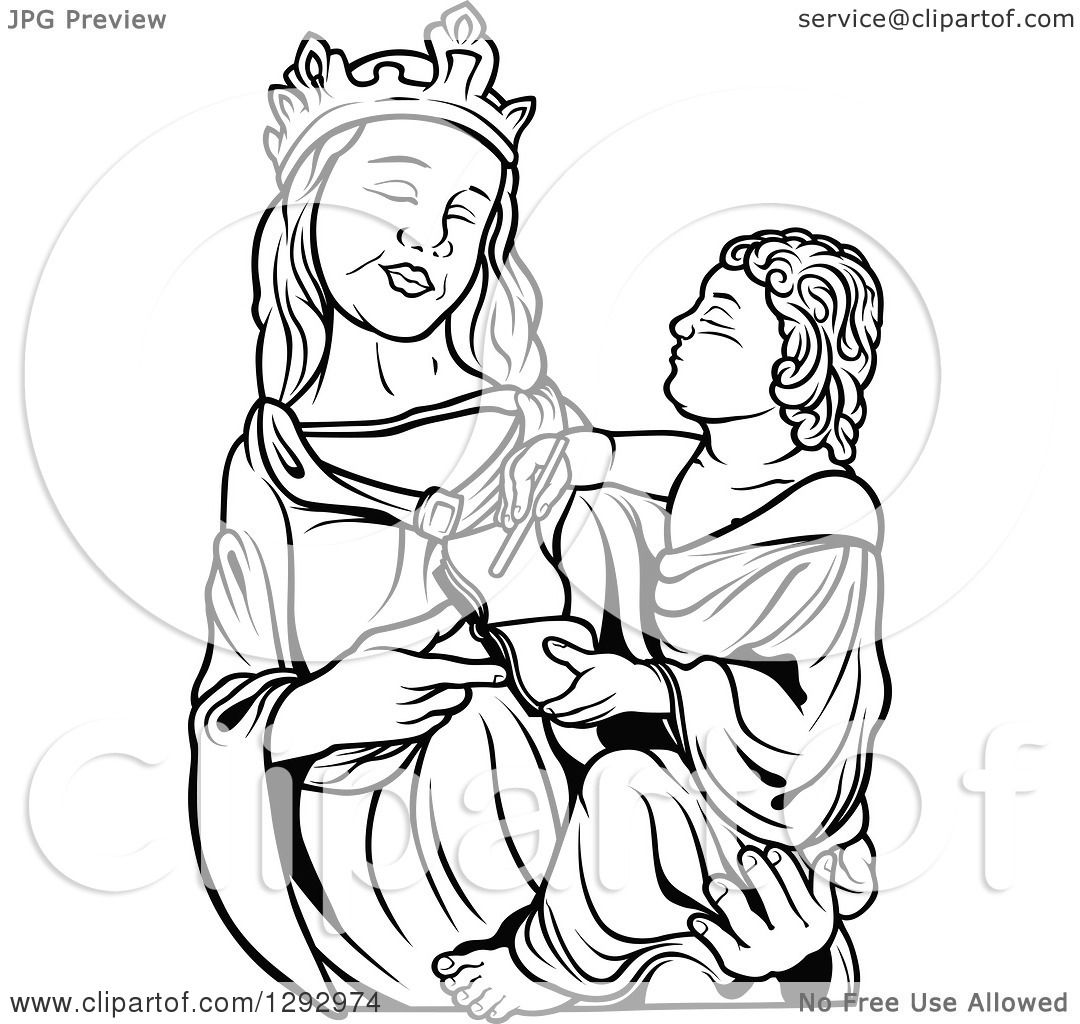 clipart of baby jesus and mary - photo #39