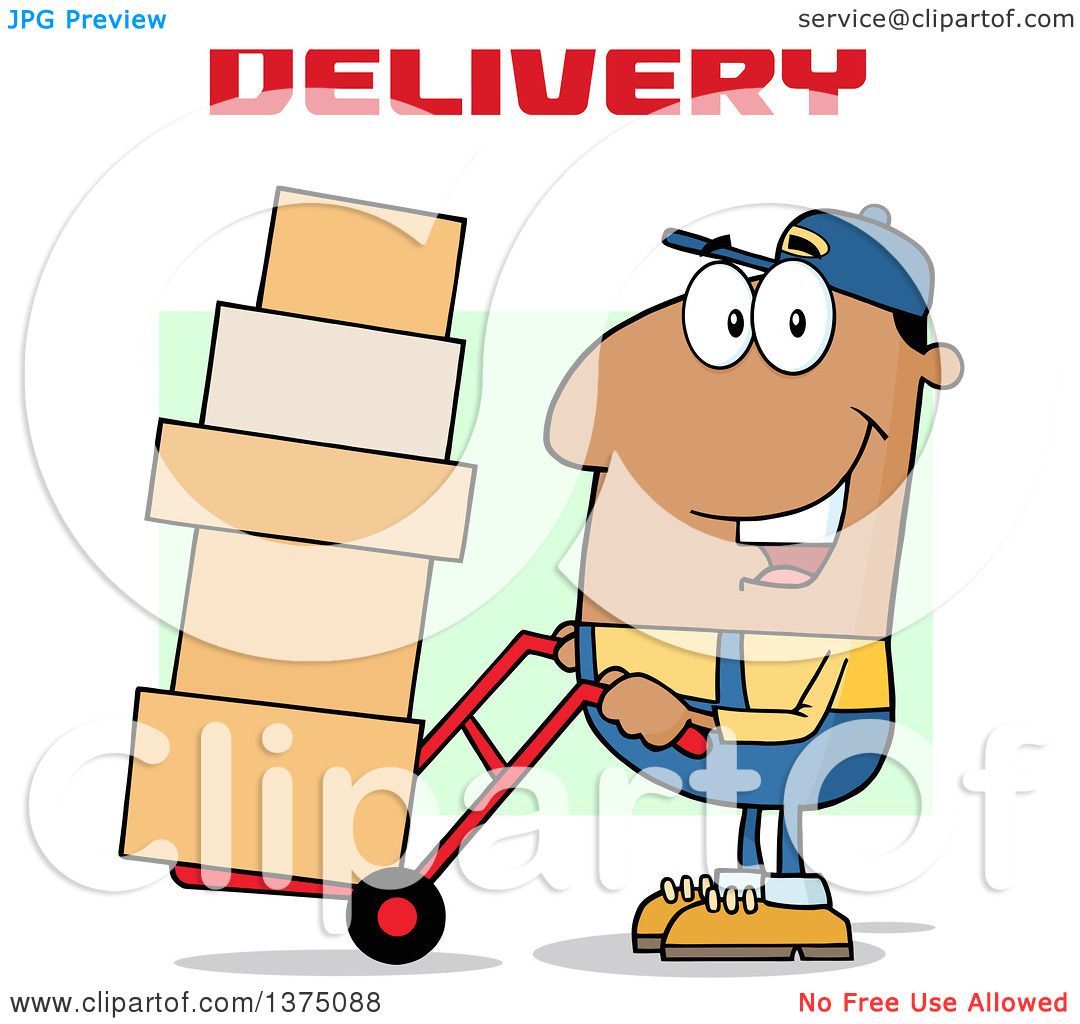delivery man clipart - photo #48
