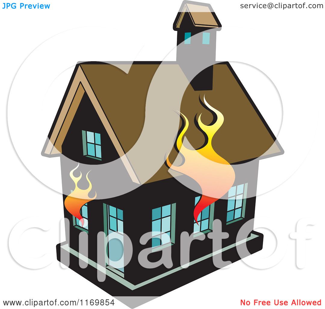 free clipart burning house - photo #18