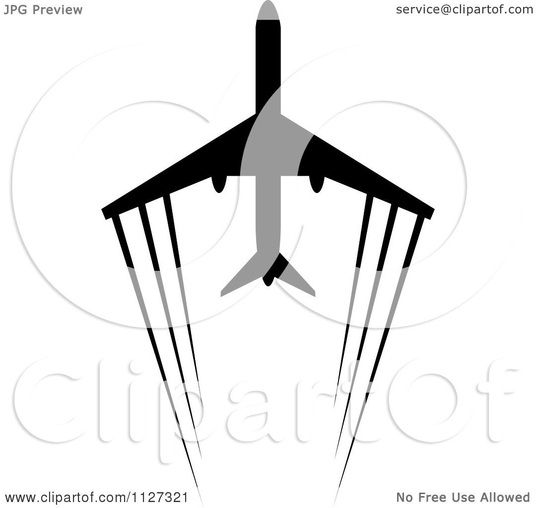 airplane trail clipart - photo #21