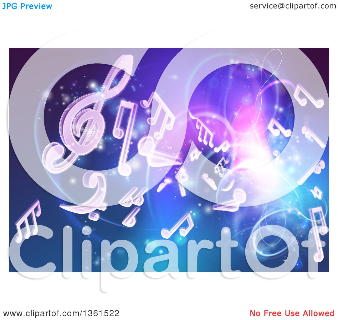 clip art floating music notes - photo #29
