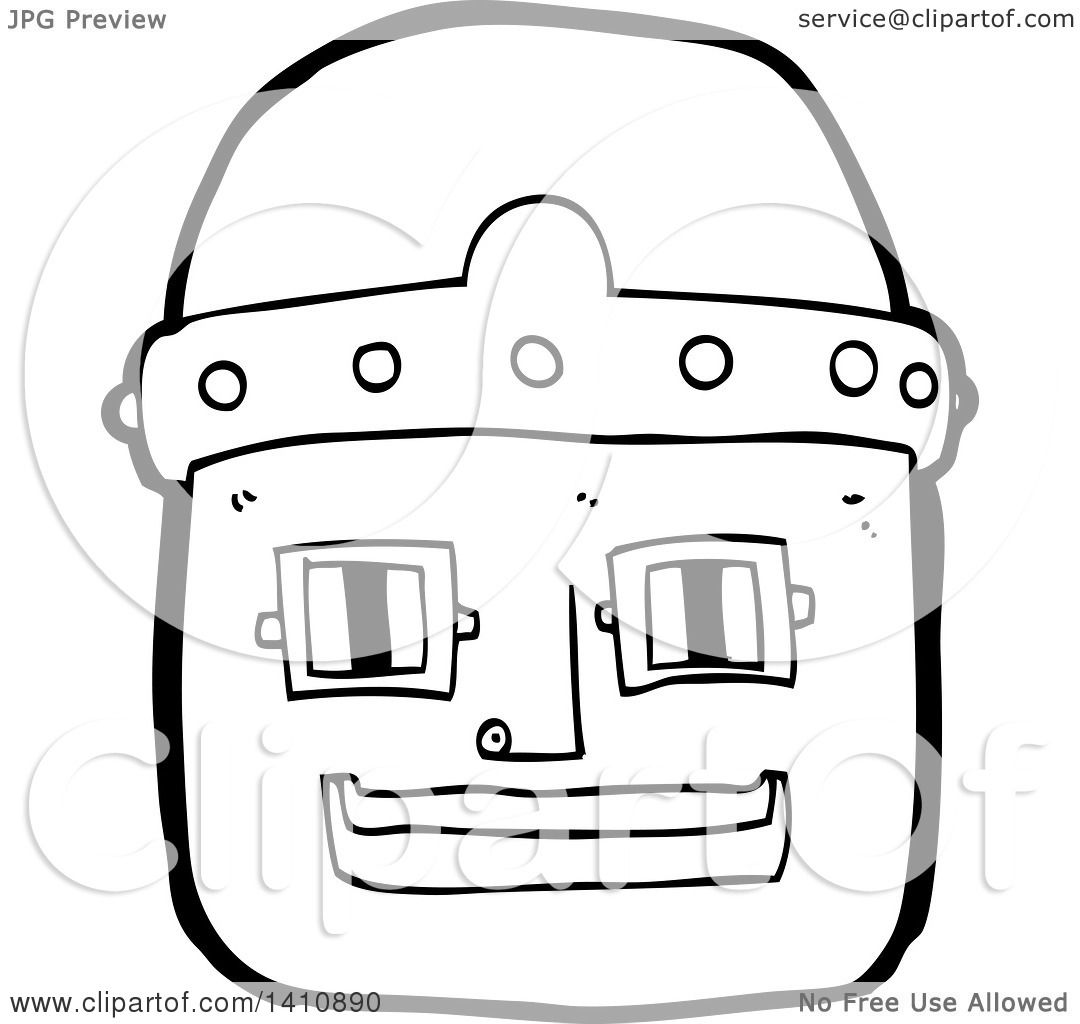robot face clip art - photo #31